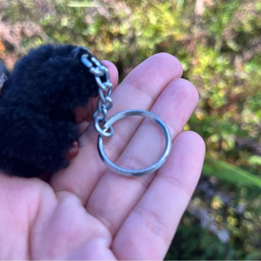 Kipling Daniel Black Gorilla Keychain